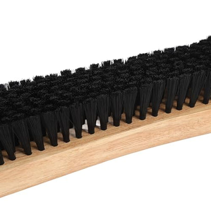 Keenso Pool Table Brush, Soft and Fine Dust Remover Pool Table Brush 12in Poplar Wood Nylon for Cleaning