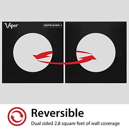 Viper Defender II Backboard & Sisal/Bristle Steel Tip Dartboard Bundle - style: Premium