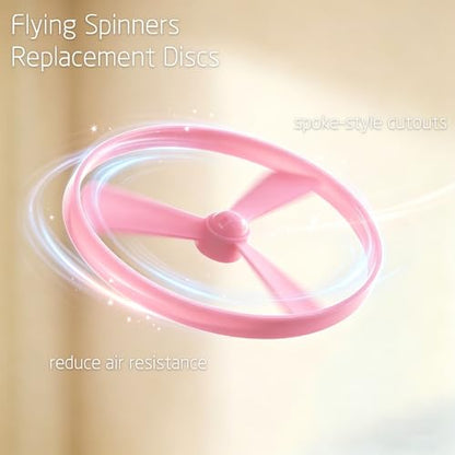10Pcs Cat Toy Flying Discs, Interactive Cat Fetch Toy for Indoor Cats, Chasing Hunting Training Toys for Kittens & Adult Cats（10Pcs） - color: 10 PCS Disc