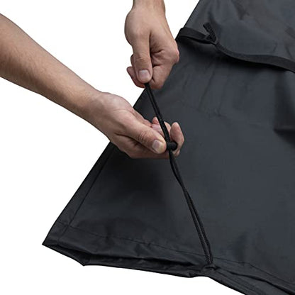 Ping Pong Table Tennis Cover in Black - Durable Waterproof Indoor/Outdoor All Weather Protection, Universal Fit for 9’x5’ Folding Tables - Complete with 4 Ping Pong Balls