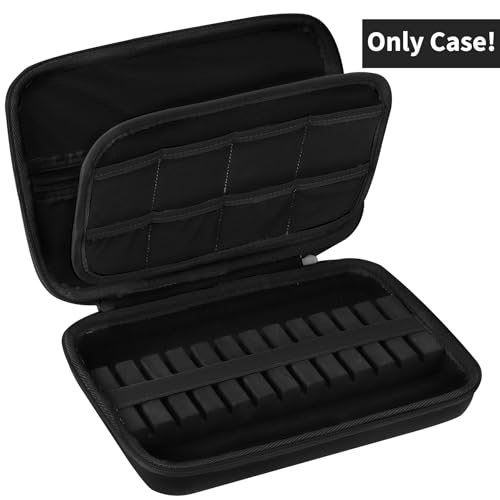 Case Compatible for 12 Darts, Holds Darts and Extra Accessories - color: Black