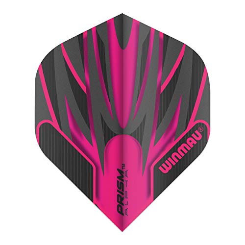 Winmau Prism Alpha Solar Design Dart Flights - Standard Shape 100 Micron Polymetronic Flights for Stable Throw Control, Replacement Flights for Steel & Soft Tip Darts, 3 Sets (9 Flights)