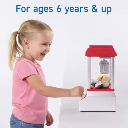 Japard Claw Machine for Kids, Mini Candy Vending Machine, Manual Arcade Game with Adjustable Sound, Candy Grabber Prize Dispenser, Gifts for Girls Boys Easter Party