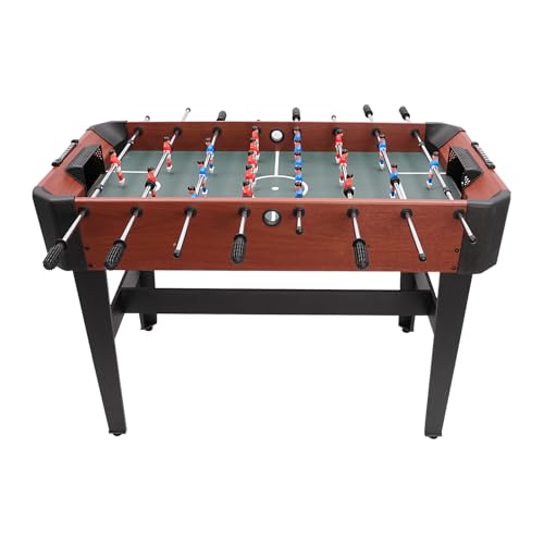 47" Competition Sized Wooden Soccer Football Table, Game Room Soccer Game Table, Regulation Foosball Table for Indoor or Outdoor, Family Game Night, Perfect for Kids and Adults