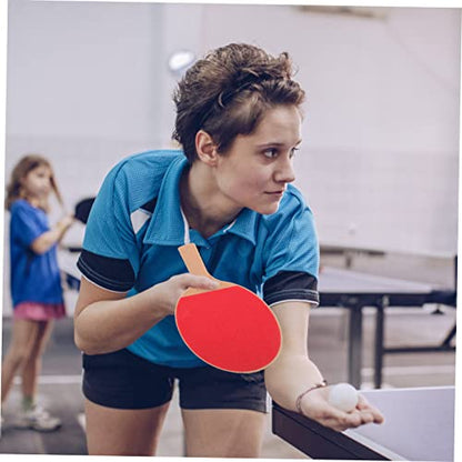 Outdoor Table Tennis Paddle Bouncy Lightweight Rackets with Training Safe Smooth Edges for Childrens Sports and Family Play Compact Portable Design
