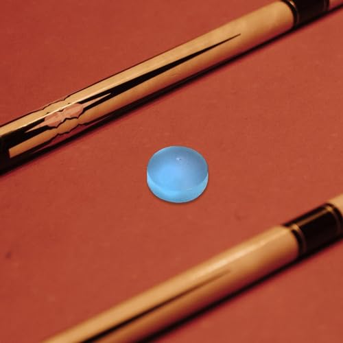 DYNWAVE Billiard Pool Cue Tip Billiard Pool Cue Stick Tips Break Jump Tip 14.5mm Glue on Replacement Repair Sturdy Billiards Cue Tip - color: blue
