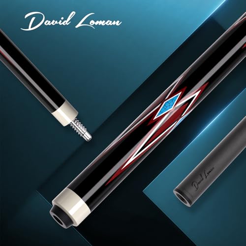 Carbon Fiber Pool Cue 58" 2-Piece Cue Stick Professional Cue Carbon Technology Low Deflection Billiard Cues（Weight can be Adjusted） - color: Flame, size: 11.5mm