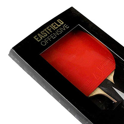Eastfield Offensive Professional Table Tennis Racket - Advanced & Elite Ping Pong Paddle, ITTF Approved Professional Spin Rubber, 7-Ply Carbon Blade, Premium Competition Bat