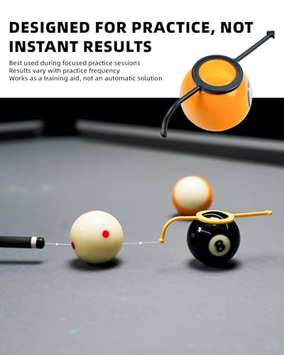 CRICAL 3-Pack Billiards Aiming Trainer, Pool Cue Aiming Aid for Precision Practice and Skill Development, Designed for Beginners and All Players Practicing Pool