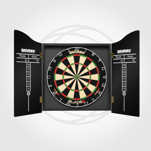 WINMAU Skull Design Deluxe Dartboard Cabinet - style: Blade 6