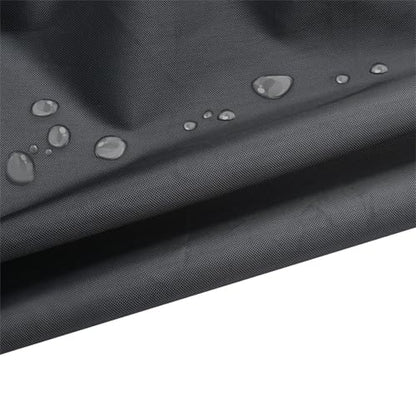 Waterproof Pool Table Cover Black Billiard Snooker Table Protector (102.4×53.1×32.3 in) - size: 102.4×53.1×32.3 in