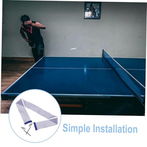BESPORTBLE Table Tennis Net Ball Collector Table Tennis Ball Recycling Net Table Tennis Ball Picker Tennis Practice Table Tennis Racket Table Tennis Net Post Tennis Table Iron