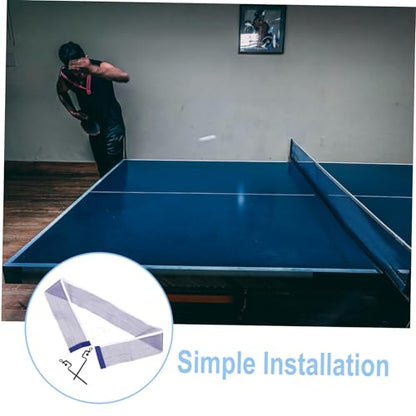 BESPORTBLE Table Tennis Net Ball Collector Table Tennis Ball Recycling Net Table Tennis Ball Picker Tennis Practice Table Tennis Racket Table Tennis Net Post Tennis Table Iron