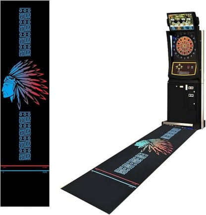 Rubber Stable Protection Carpet, Non-Slip Dart Carpet Rubber Dart Floor Mat, Dart Training Carpet with Throwing Line, Suitable for All Darts