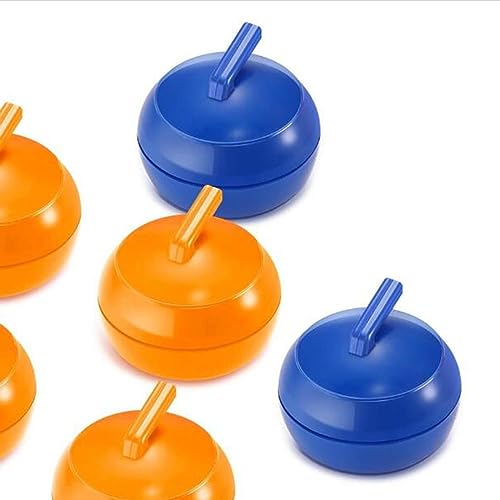 8 Pieces Game Tabletop Board Game Shuffleboard Rollers Sliding Game Tabletop Pucks Smooth Surface PP Material Suitable for