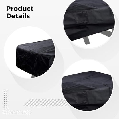 Foosball Table Cover, Heavy Duty, Waterproof Dustproof Outdoor Game Table Protection, 210D Oxford Cloth, Fits Tables Up To 63" x 45.3" x 19.7"