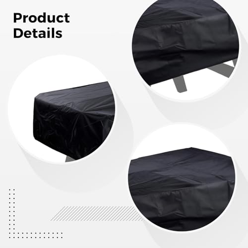 Foosball Table Cover, 210D Oxford Cloth, Waterproof Dustproof, for Outdoor Game Tables, Fits Up to 63 x 45.3 x 19.7 in