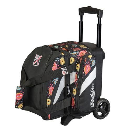 KR Strikeforce Cruiser Single Bowling Ball, Shoe and Accessory Roller Bowling Bag - color: Donuts