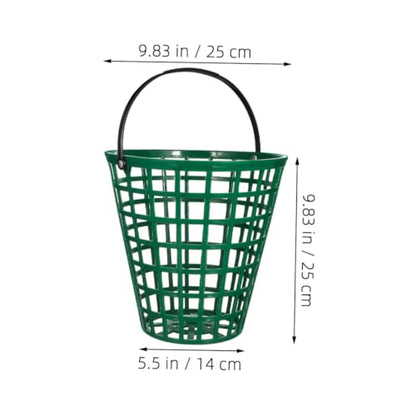 Luxshiny 2pcs Golf Storage Basket Lightweight Plastic Holder for Collecting and Storing up Outdoor Sports - size: 25.00X25.00X14.00CM