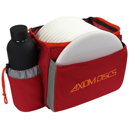 Axiom Discs Cell Disc Golf Starter Bag (Choose Your Favorite Color) - color: Orange/Ruby