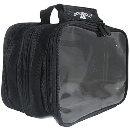 ACE PRO Cornhole Bag Carry Case Options | Storage, Transport, Utility Pouch for Cornhole Bags - style: Double Case