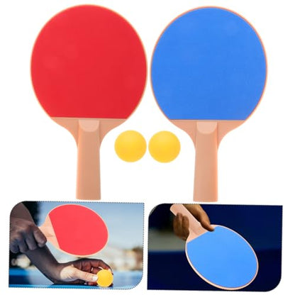 Outdoor Table Tennis Set with Plastic Elastic Pong Balls Long Handle Paddles for Comfortable Grip Professional Outdoor Sports Equipment for Competitive Play and Recreational Games