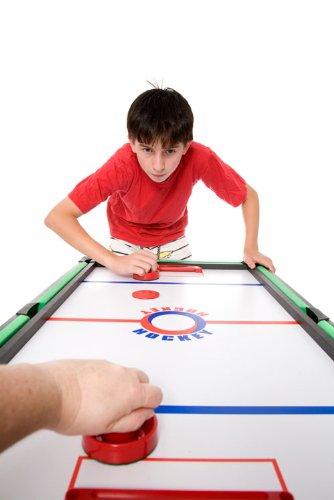 Brybelly Air Hockey Pucks - Accessories for Game Room Gaming Tabletop for Kids & Adults - size: Small (Pack of 2)