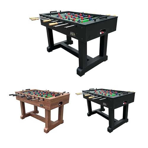KICK Brigade 55" Foosball Table – Professional Full-Size Indoor Game Table - color: Black