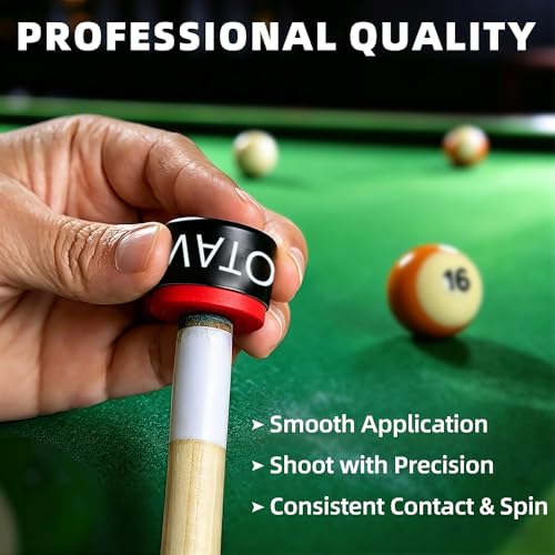 OTAVILEM Billiard Cue Chalk,Premium Pool Cue Chalk Billiard Pool Stick Chalk Billiards Chalk - color: Red