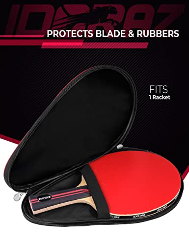 Ping Pong Paddle Case - Best Table Tennis Paddle Cover for Your Racket - Waterproof Material Bag