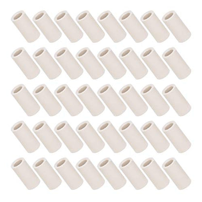 40Pcs Fiber Billiards Stick Pool Cue Ferrules Tubes Replacement Parts Repair Accessories Leisure Sports Game Room Cue Ferrule Pool Replacement Kit Stick Ferrules Kamui - size: 13MM 1 inch