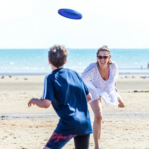 Wham-O Frisbee Heavyweight 200g Flying Disc, 11 Inch Stable Competition Sports Disc, Long Distance and Durable, for Outdoor Activities and Family Fun - color: Blue(2 Pack)