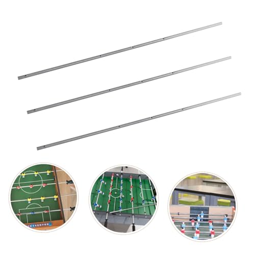 Toddmomy 3pcs Soccer Table Handle Replacement Foosball Machine Pole Metal Rod for Boys