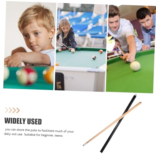 balacoo Wooden Pool Cue for Lightweight Billiard Stick Portable Design for Practice for Beginners Tight Spaces Smooth Grip and Compact Storage