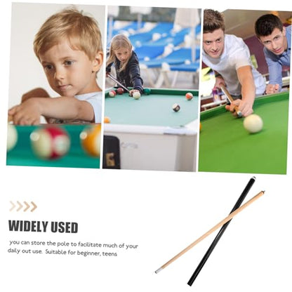 balacoo Wooden Pool Cue for Lightweight Billiard Stick Portable Design for Practice for Beginners Tight Spaces Smooth Grip and Compact Storage