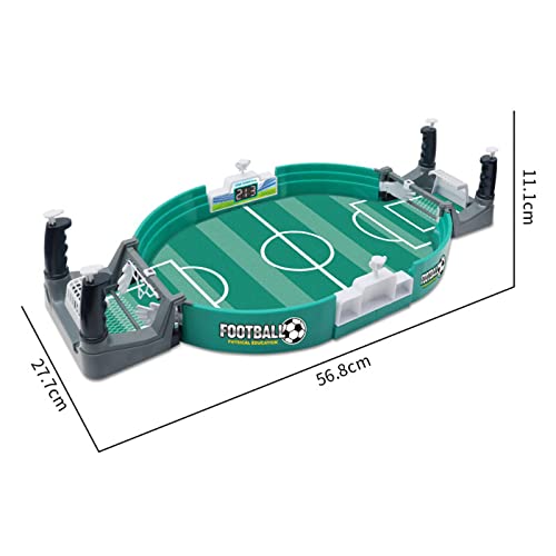 Mini Tabletop Football Pinball Games Table Board Hand Eye Coordination Soccer Football Games for Rooms Family Night Parties Adults, Upgraded Large