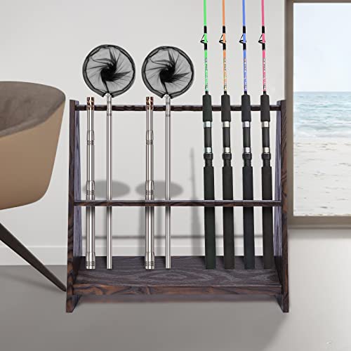 Floor Stand Billiard Pool Cue Racks,Pool Stick Holder Floor Stand,10-Pool Cue Rack,Billiards Accessories,Suitable for Billiard Room,Club,Living Rooms,Bars,Entertainment Parties,Sports Venues.