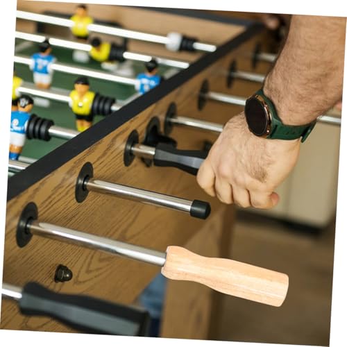 UPKOCH Football Table Handle Table Soccer Replacement Foosball Machine Handles Mini Games Poles Handle Foosball - color: Beige