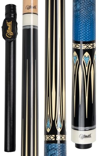 Billmart Pool Cue Stick, Low Deflection Shaft Billiard Cue Sticks with Hard Case, 13mm Pool Table Sticks Queue, 19-21 oz Professional Pool Stick - color: BM-PRO03, size: 19 ounce