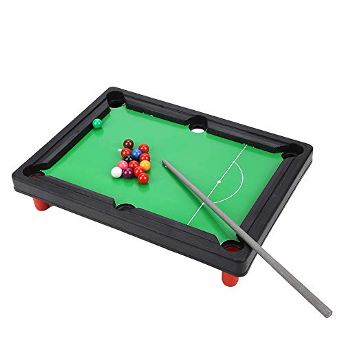 Mini Pool Table, Compact and Portable Tabletop Billiards Game with Cue Sticks for Kids, Family Game Nights, Birthday Parties, and Home Entertainment