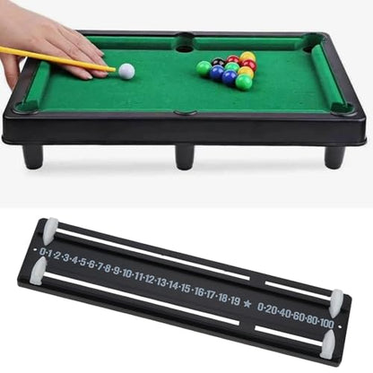 Black Snooker Scoreboard Plastic Game Scoreboard 255 x 59 mm Billiards Scoreboard Wall Mounted for Kids Snooker Tables Score