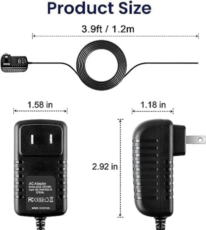 9v 1a AC/DC Adapter for Halex Dart Board Dartboard Power Supply Cord