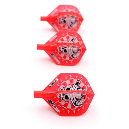 CUESOUL TERO AK4 Dart Flight Standard Shape/Shield Shape/Diamond Shape - color: Standard Shape-Red Hat in White