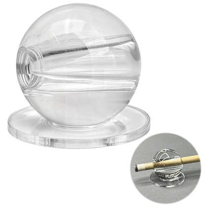 Billiards Training Aids, Stroke Trainer, Transparent Billiard Ball Stroke Billiards Artifact Accessories Multifunction for Pool Table, Angle Aiming Practice Tool for Exerciser Beginners Snooker (1Pc)