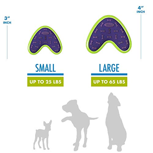 Hero - Outer Armor Boomerang Dog Toy - Dog Chew Toy - Dog Toys - Puppy Toys - Pet Toys - Designed for Medium to Large Sized Dogs from 45-65 lbs - Purple - style: Boomerang - Purple