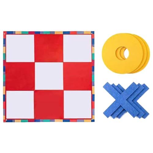 Outdoor Game - Giant 110x110cm Felt Board | Portable Lawn Backyard Multiplayer Family Party Team Building Camping Picnic Game Set Waterproof Outdoor Kids Adults Fun Activity