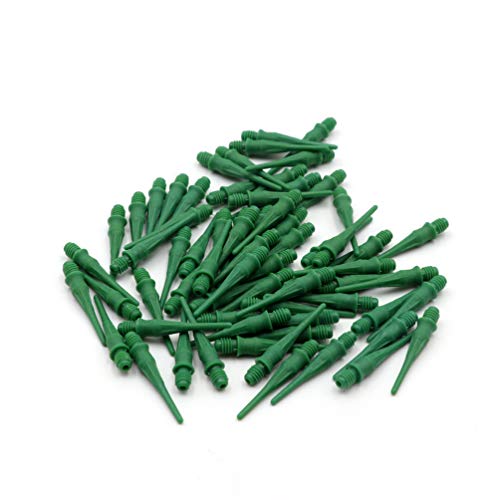 CUESOUL Touch-Point Soft Dart Tip Point with Touch Dart Case Tool for Dart Tip Replacement and Dart Tip Remove - color: Green