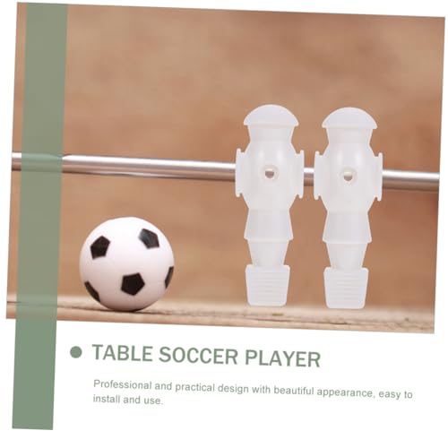 PRETYZOOM 5Pcs Table Football Players Replacement Figurines Resin Foosball Men Accessories for Tabletop Game Football Machine Parts