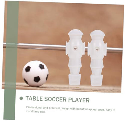 PRETYZOOM 5Pcs Table Football Players Replacement Figurines Resin Foosball Men Accessories for Tabletop Game Football Machine Parts