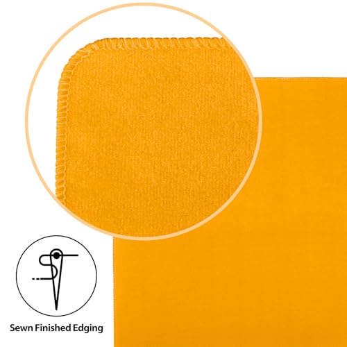 Classic Mahjong Mat for Mahjong Night - 31.5"x31.5" Non-Slip Gaming Table Cover with Carrying Bag (Orange) - color: Orange